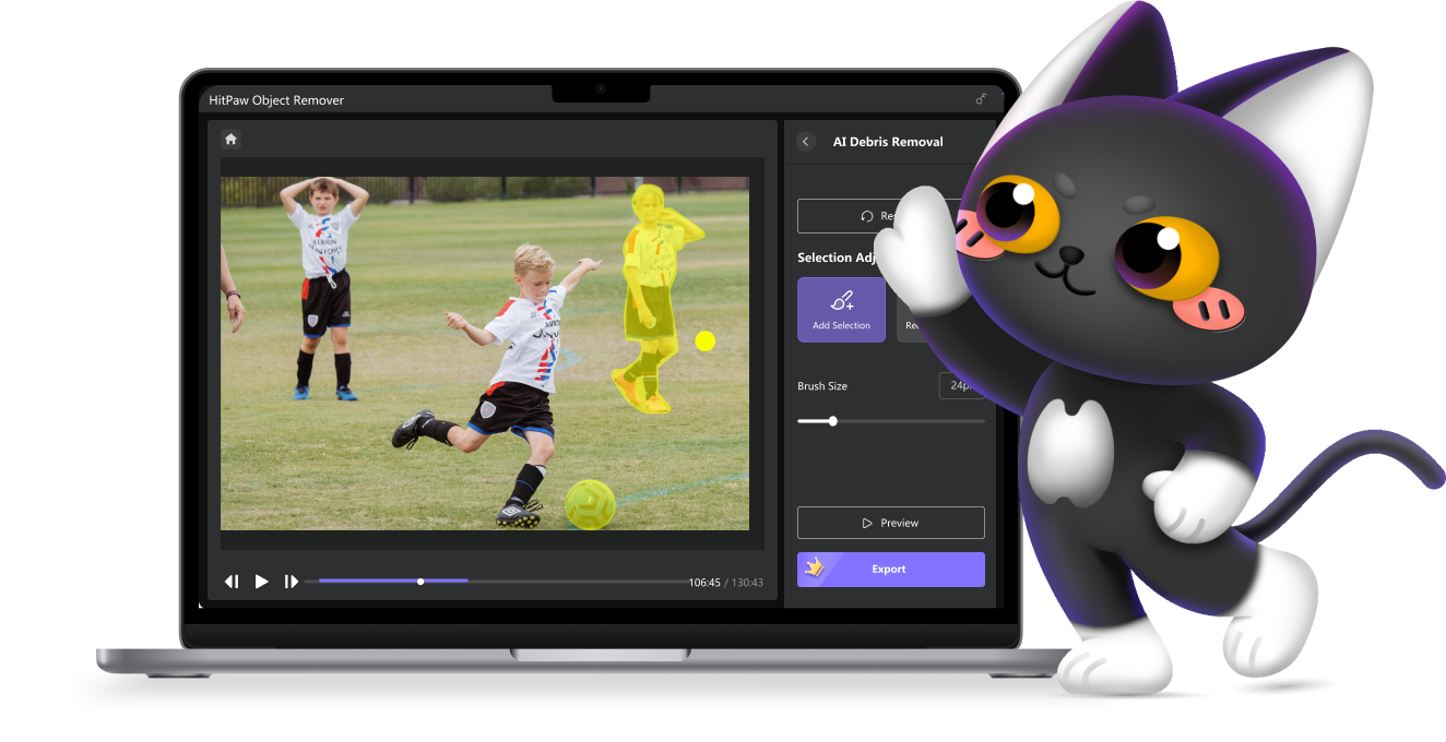 Скачать HitPaw Video Object Remover бесплатно