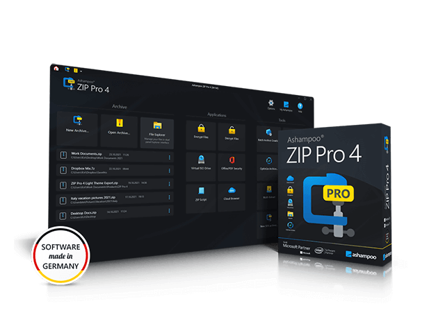 Ashampoo Zip Pro 4.50.01 + Business 2.00.43 + Portable