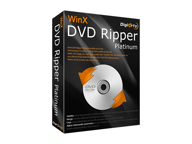 WinX DVD Ripper Platinum скачать бесплатно