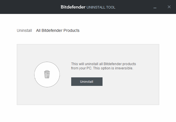 Bitdefender Uninstall Tool скачать бесплатно