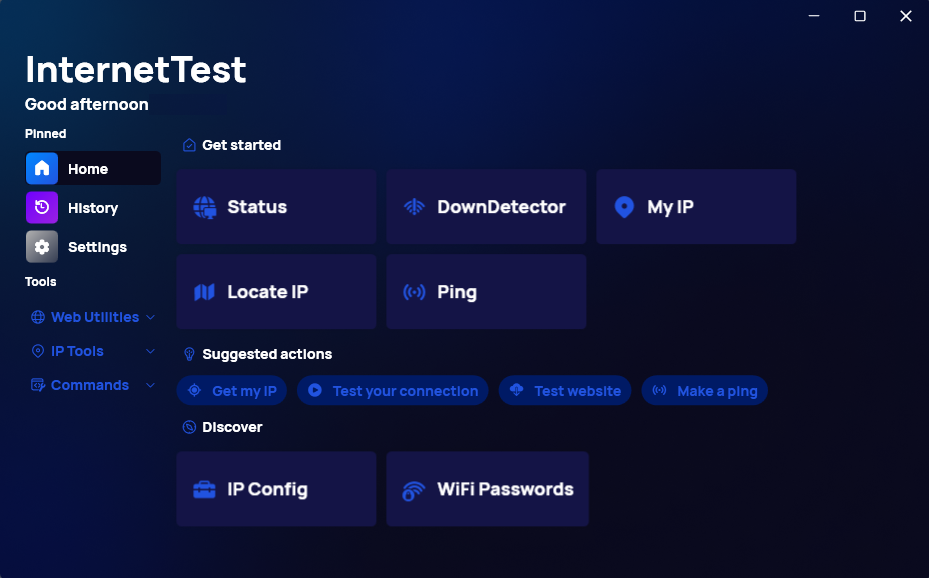 InternetTest скачать бесплатно