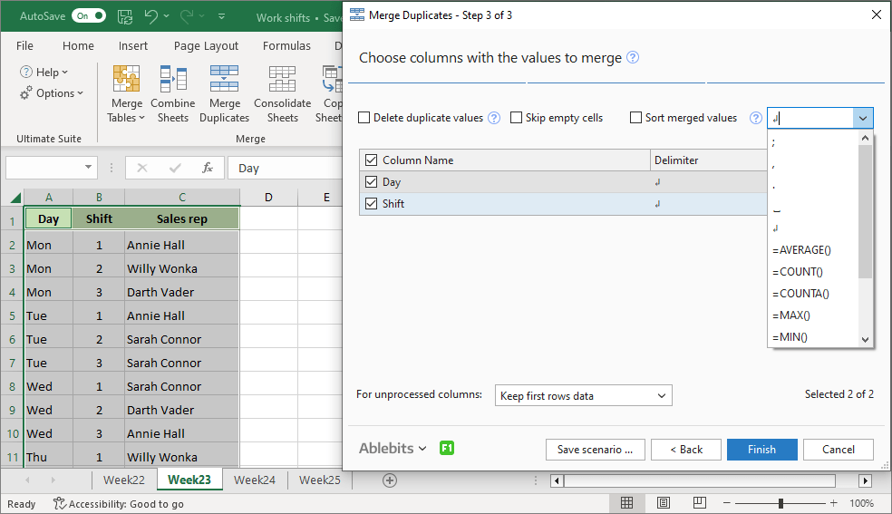 Ablebits Ultimate Suite for Excel скачать бесплатно