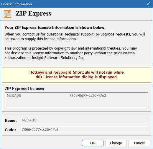 Zip Express ключ активации