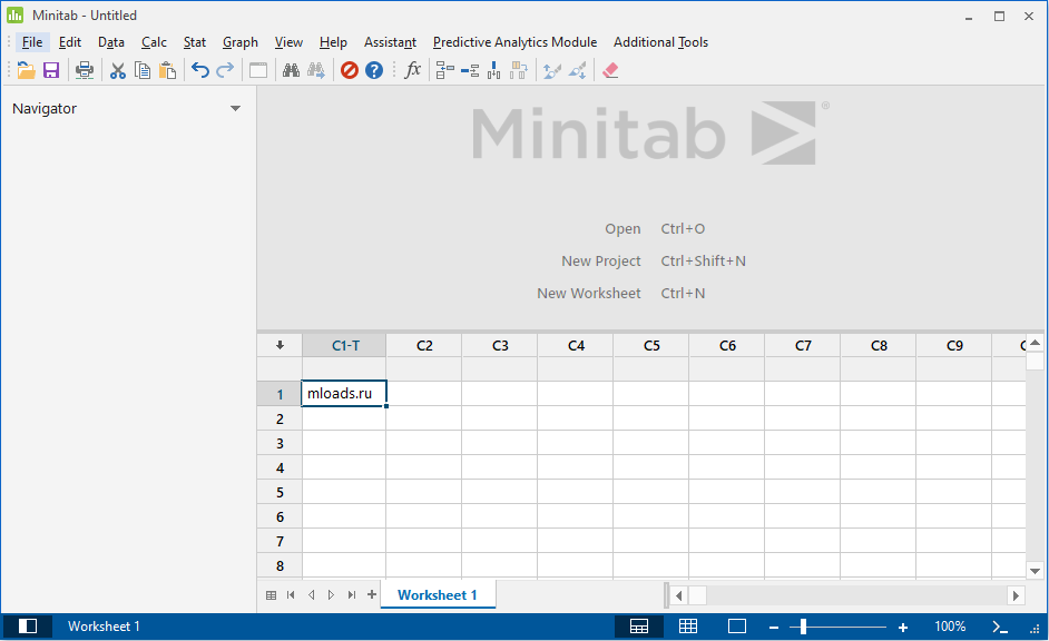 Minitab ключ активации