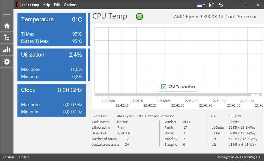CPU Temp скриншот