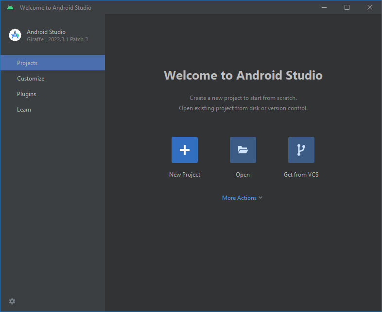Android Studio скриншот