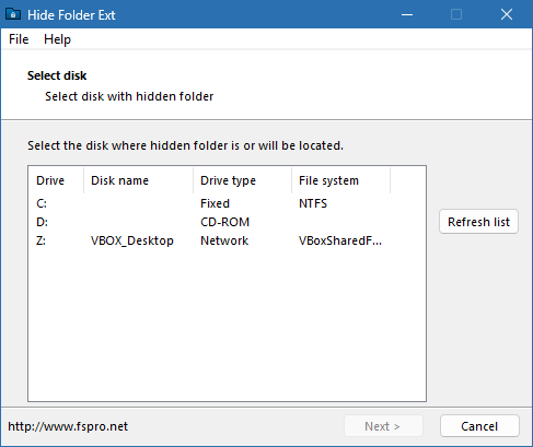 Hide Folder Ext crack