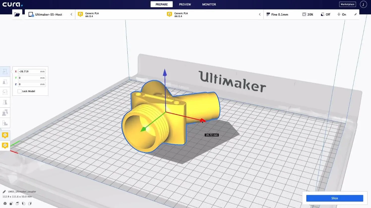 Ultimaker Cura скриншот