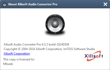 Xilisoft Audio Converter ключ активации