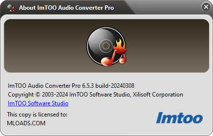 ImTOO Audio Converter лицензия
