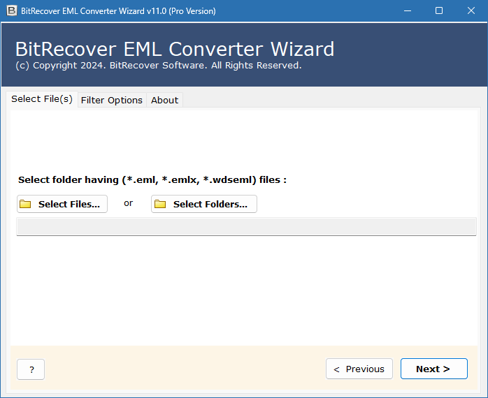 BitRecover EML Converter Wizard скриншот 2