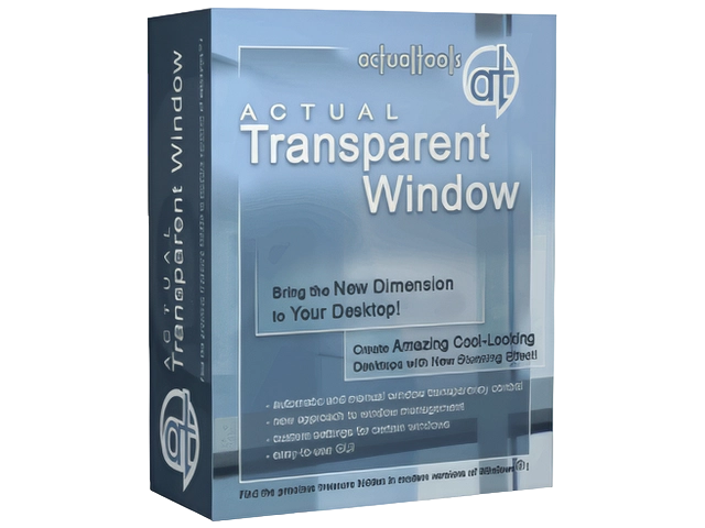 Логотип программы Actual Transparent Window 8.15.1