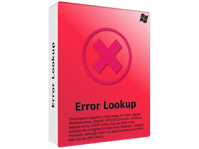 Error Lookup 2.6 + Portable