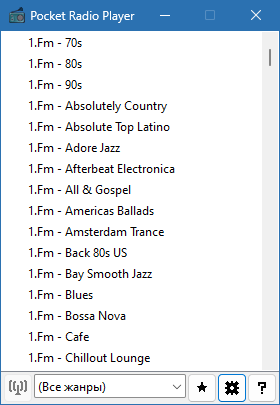Pocket Radio Player скачать бесплатно