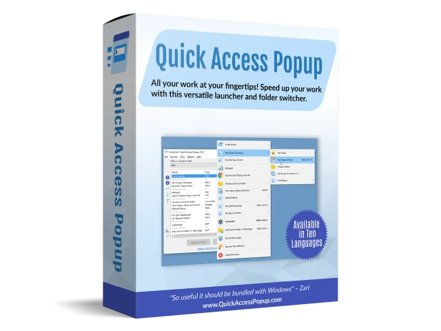 Quick Access Popup 11.6.3.3 + Portable