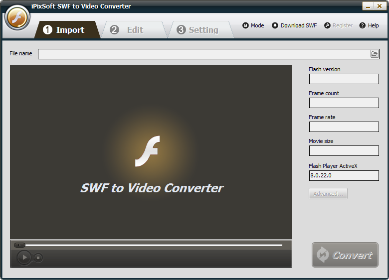 iPixSoft SWF to Video Converter скачать бесплатно