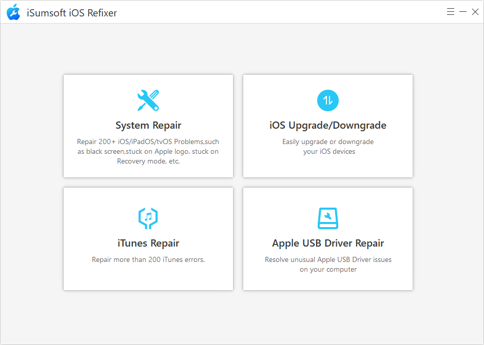 iSumsoft iOS Refixer скачать бесплатно