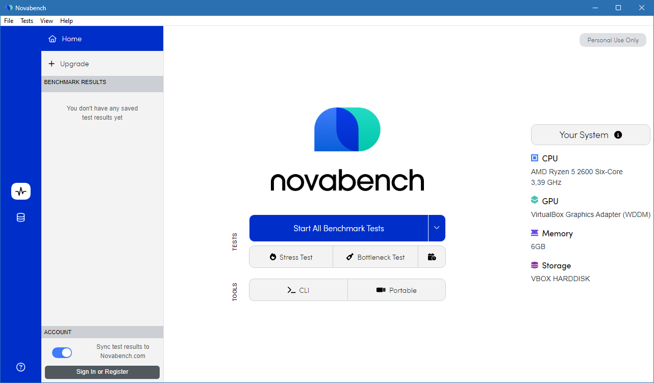 NovaBench скачать бесплатно