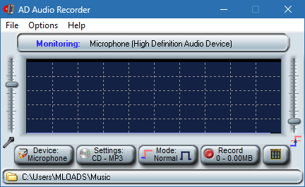 AD Audio Recorder скачать бесплатно