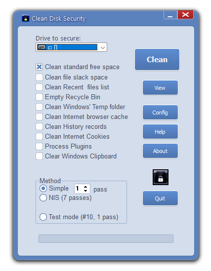 Clean Disk Security скачать бесплатно