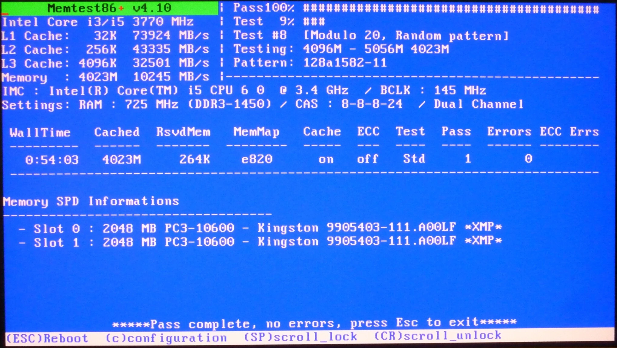 Memtest86+ на русском