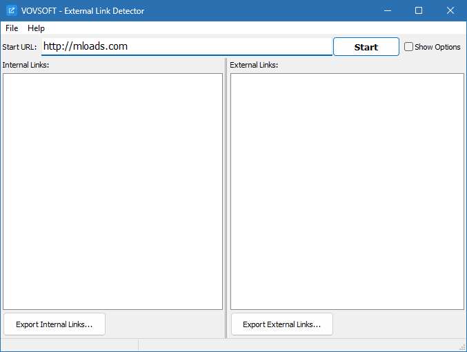 Vovsoft External Link Detector скачать бесплатно