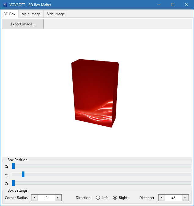 VovSoft 3D Box Maker скачать бесплатно