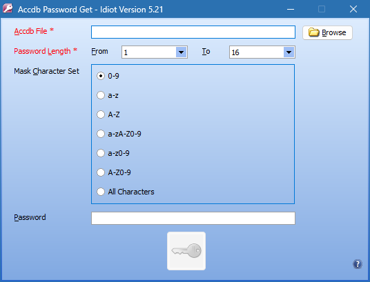 Accdb Password Get Idiot crack