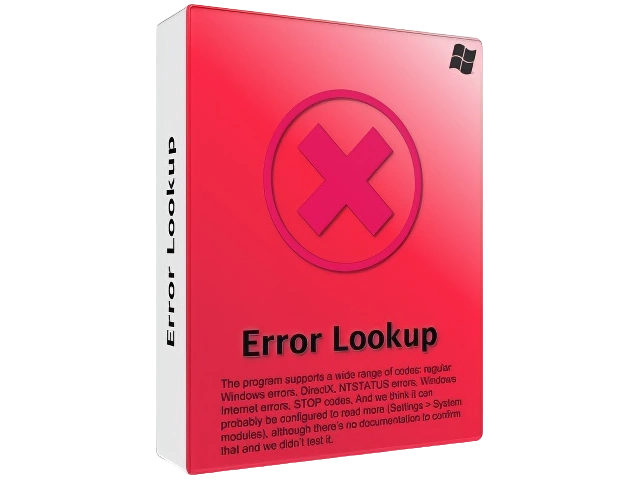 Error Lookup 2.6 + Portable