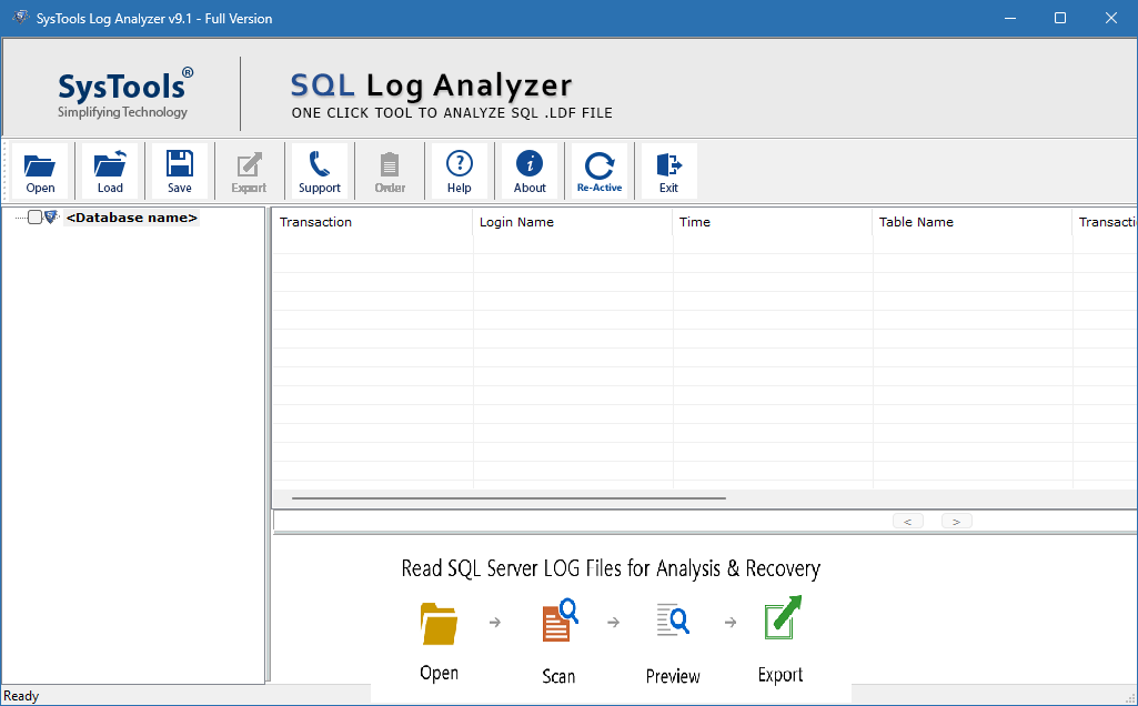 SysTools SQL Log Analyzer crack