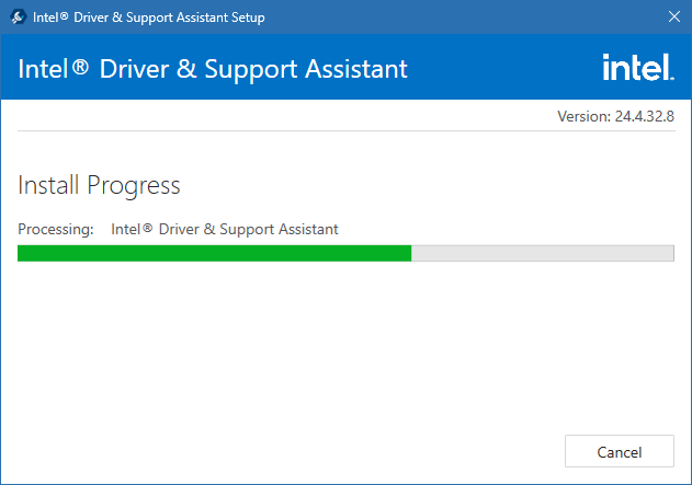 Intel Driver Support Assistant установка