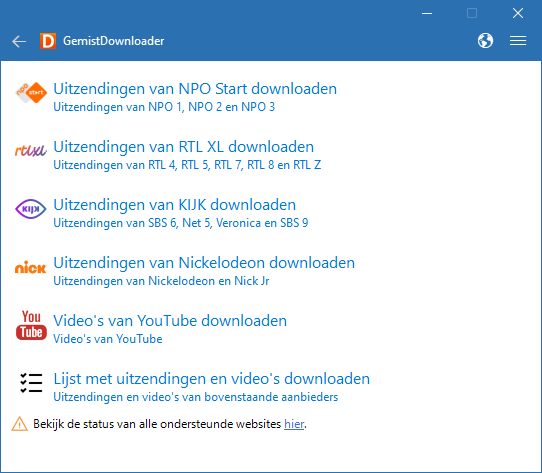 GemistDownloader download