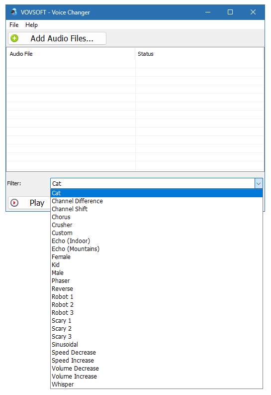 VovSoft Voice Changer скачать бесплатно