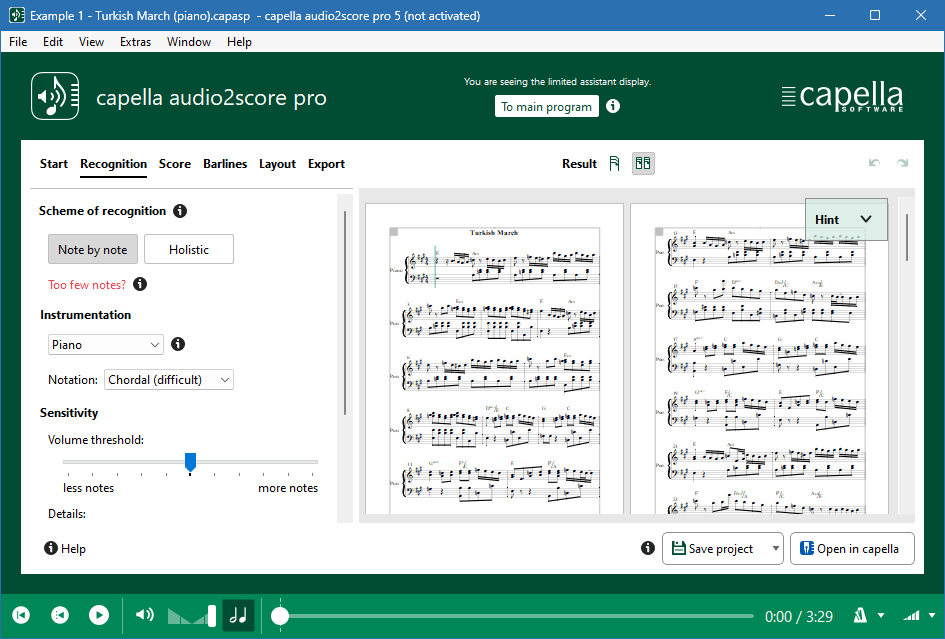 Capella Audio2score Pro crack