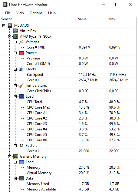 Libre Hardware Monitor на русском