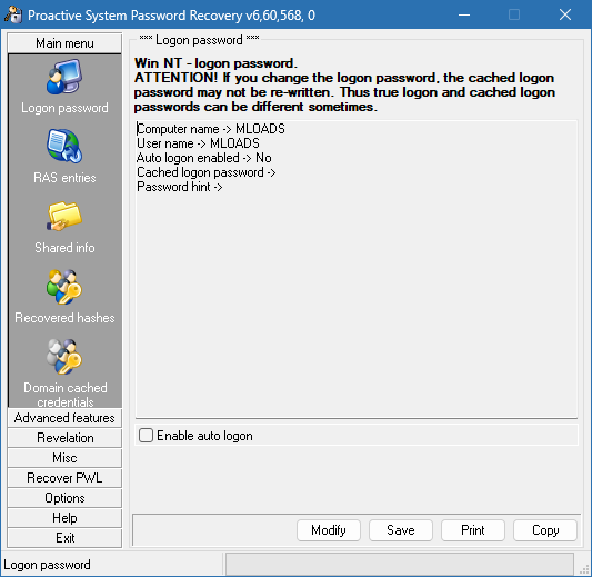 Elcomsoft System Recovery crack