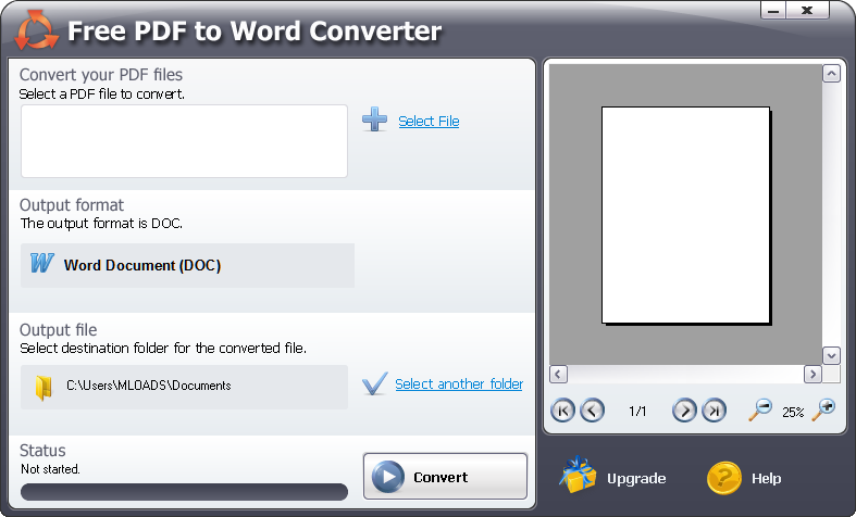 Free PDF to Word Converter crack