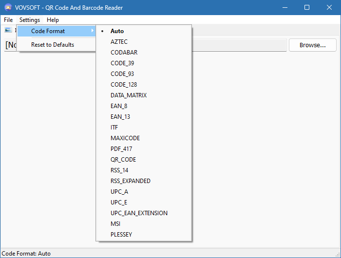 VovSoft QR Code and Barcode Reader crack