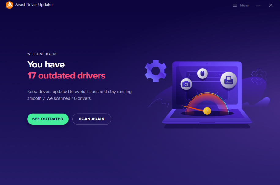 Avast Driver Updater код активации