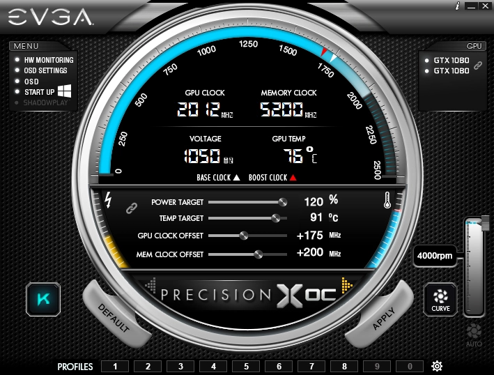 EVGA Precision XOC скачать для Windows