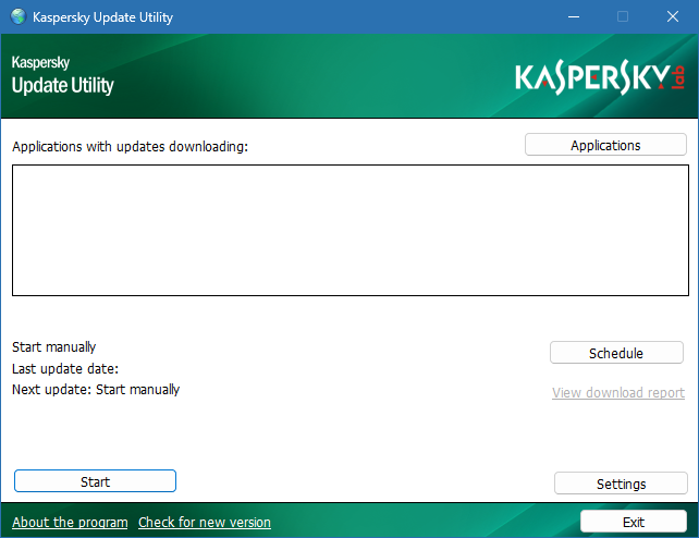 Kaspersky Update Utility для Windows