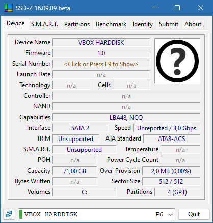 SSD-Z на русском