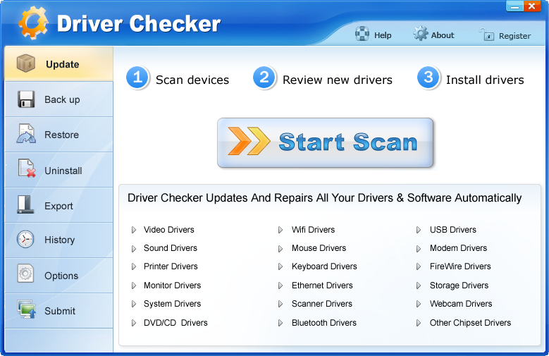 Driver Checker для Windows