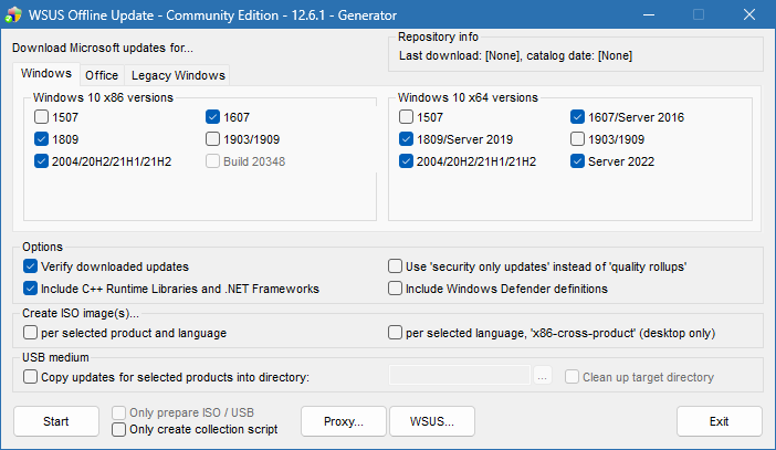 WSUS Offline Update для Windows