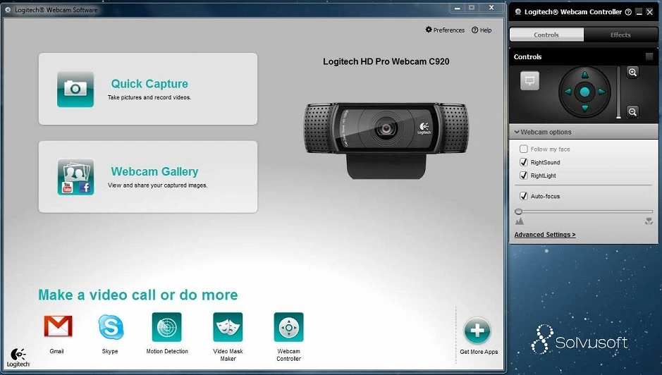 Logitech Webcam Software для Windows