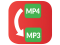 Логотип программы MP4 to MP3 Converter 4.5