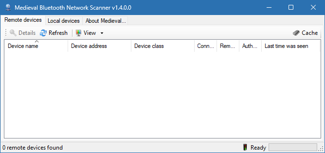 Bluetooth Network Scanner для Windows скачать