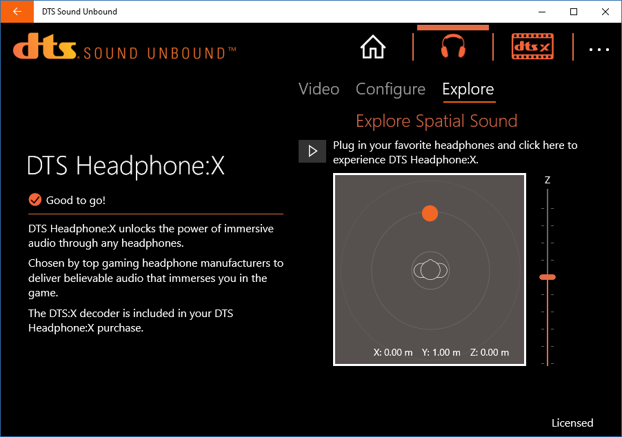 DTS Sound Unbound для Windows