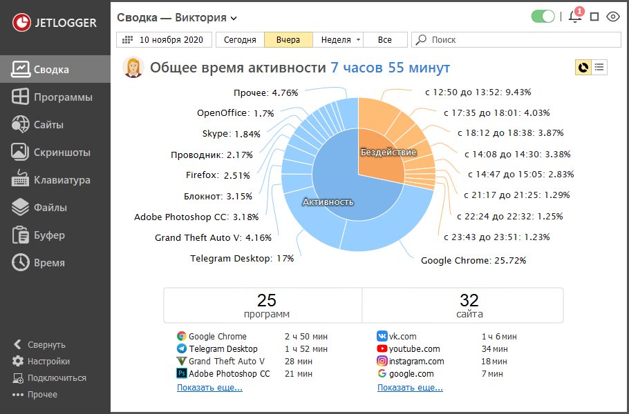 JETLOGGER бесплтано для Windows