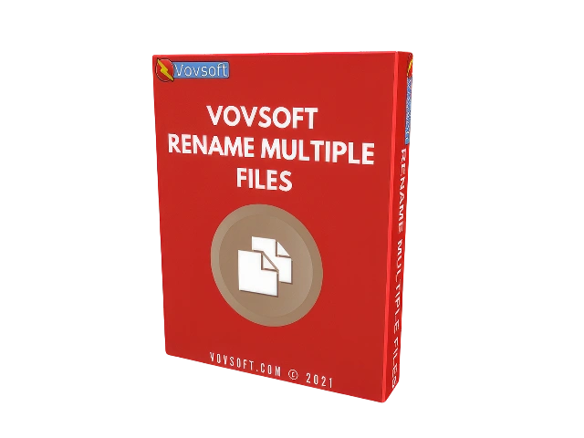 VovSoft Rename Multiple Files